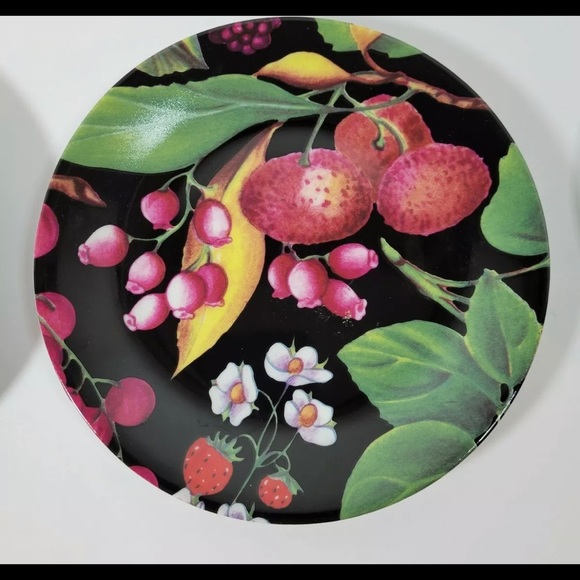 Philippe Deshoulieres Porcelain De Limoges Appetizer Plates Fruit 6 In - Picture 6 of 12